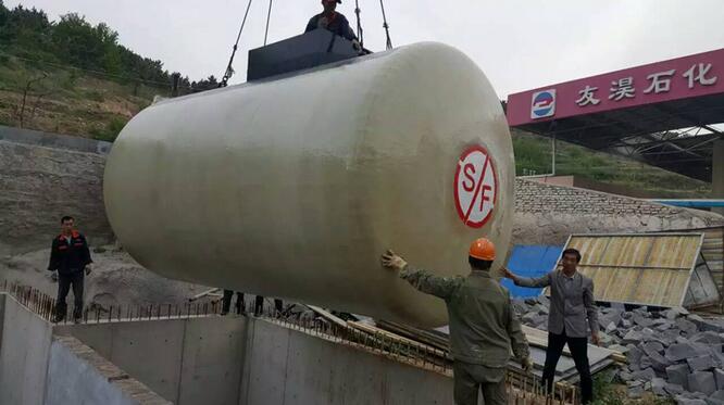 雙層油罐下埋施工 雙層油罐下埋施工